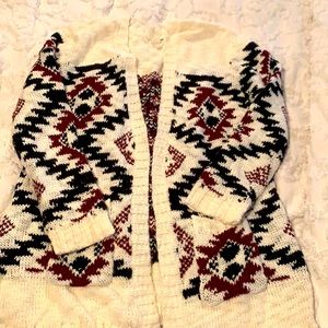 Aztec oversized cardigan